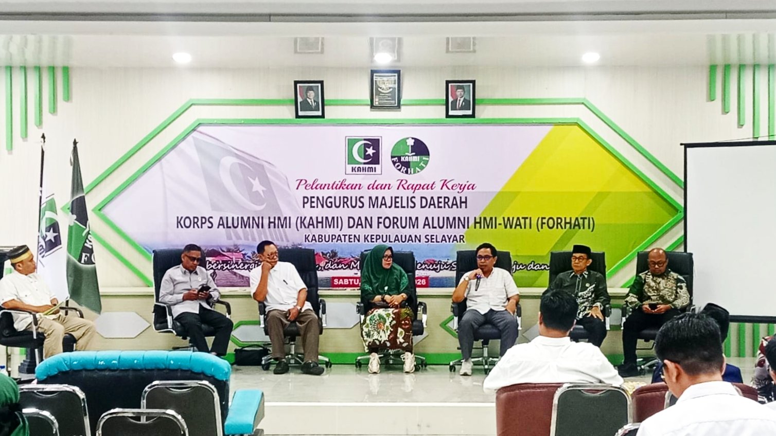 Diskusi pasca Pelantikan MD KAHMI Selayar